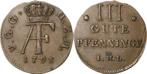 3 Gute Pfennig 1793, Mecklenburg-strelitz Adolf Friedrich..., Verzenden