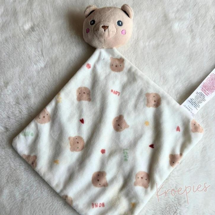 PRIMARK knuffeldoekje beer Love, Kinderen en Baby's, Speelgoed | Knuffels en Pluche, Verzenden