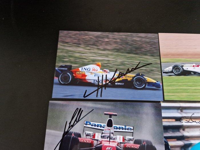 Max Verstappen, Theo Fabi, Jarno Truli, Heiki Kovalainen,, Verzamelen, Automerken, Motoren en Formule 1