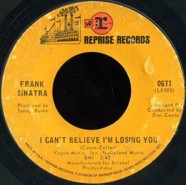 vinyl single 7 inch - Frank Sinatra - I Cant Believe Im..., Cd's en Dvd's, Vinyl Singles, Zo goed als nieuw, Verzenden