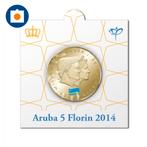 Aruba 5 Florin 2014 - 1 jaar Koningschap, Postzegels en Munten, Verzenden