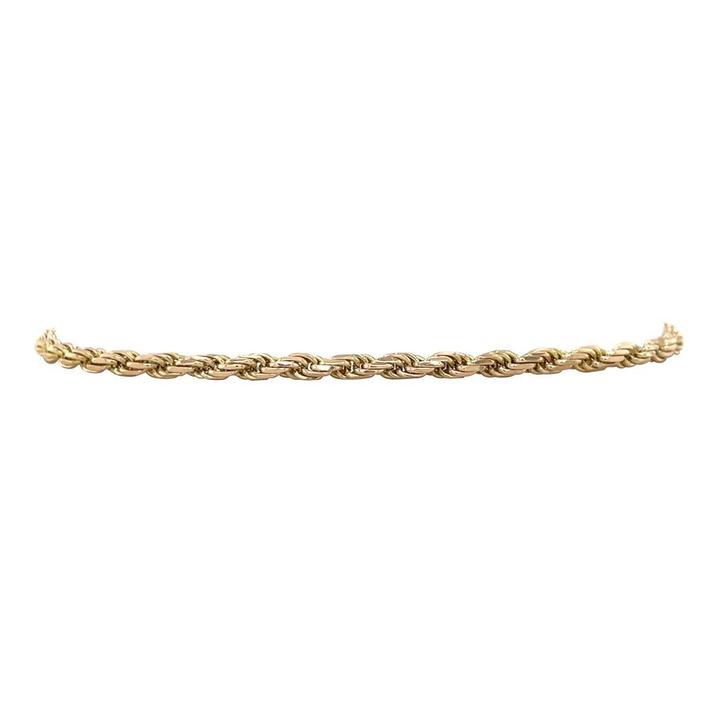 Gouden vintage koord armband 14 kt, Sieraden, Tassen en Uiterlijk, Armbanden, Nieuw, Ophalen of Verzenden