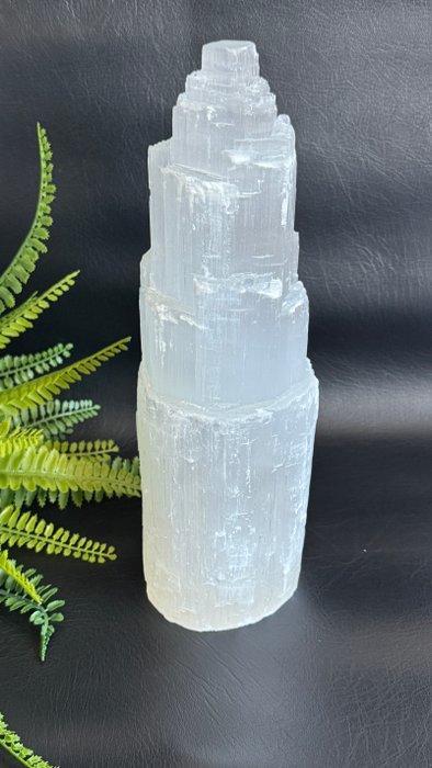 Indrukwekkende XXL Seleniet-toren met verlichting – Magisch, Verzamelen, Mineralen en Fossielen