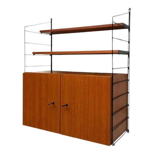 Stellingkast - Hout, Metaal, fineer, Antiek en Kunst, Antiek | Meubels | Stoelen en Banken