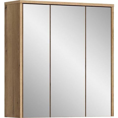 welltime Spiegelkast Kayu, breedte 64 cm, 3, Huis en Inrichting, Badkamer | Badkamermeubels, Nieuw, Verzenden
