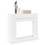 vidaXL Haardombouw 100x30x87,5 cm bewerkt hout wit, Verzenden, Nieuw