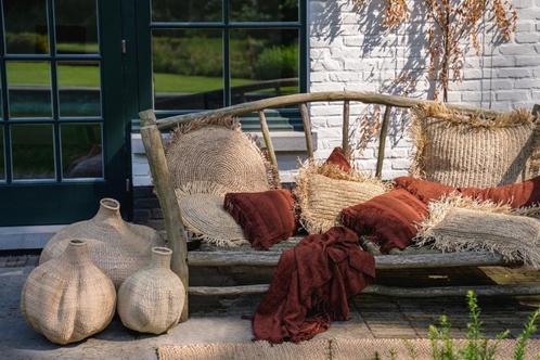 The Oh My Gee Kussenhoes - Bourgondisch Velvet- 60x60, Huis en Inrichting, Woonaccessoires | Kussens, Nieuw, Verzenden