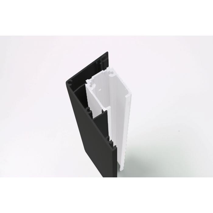 Argenta Proslide Afdekprofiel - Zwart - Wandmontage - 2, Doe-het-zelf en Verbouw, Overige Doe-het-zelf en Verbouw, Ophalen of Verzenden