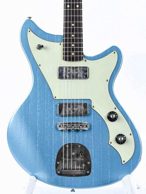 Kauffmann Cozy JM Ice Metalic Blue Light Aged, Muziek en Instrumenten, Snaarinstrumenten | Gitaren | Elektrisch, Solid body, Nieuw