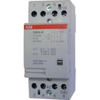 ABB installatierelais 25a 4 polig 4 NO - ESB 24-40 230V, Ophalen of Verzenden, Nieuw