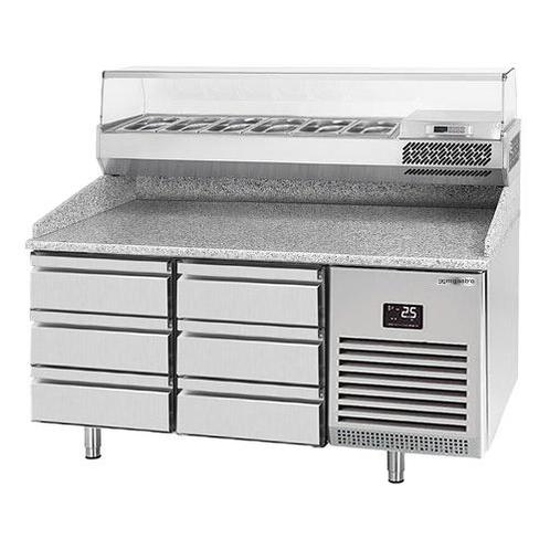GGM Gastro | Pizza koelwerkbank Premium PLUS - 1490x700mm -, Zakelijke goederen, Horeca | Meubilair en Inrichting, Verzenden
