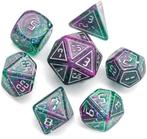 RPG Dice Set - Cybernated Pink & Green | Foam Brain Games -, Hobby en Vrije tijd, Gezelschapsspellen | Bordspellen, Verzenden