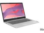 Lenovo - Ideapad Slim 3 Chromebook 14m868 - 14 inch - Grijs, 2 tot 3 Ghz, Qwerty, Verzenden, Beeldschermdiagonaal (cm/inch)->35.6 cm / 14 inch