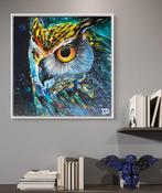 Luca Domiro - The Enchanted Owl (Small Painting)