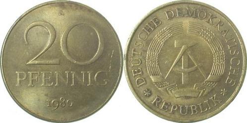 20pfennig Ddr 1980a, Postzegels en Munten, Munten | Europa | Niet-Euromunten, Verzenden