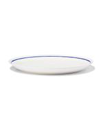 HEMA Dinerbord Ø26cm Tafelgenoten new bone wit met blauw, Huis en Inrichting, Keuken | Servies, Verzenden, Nieuw