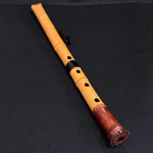 Vintage Bamboo - Shozan s Lacquered Bamboo Shakuhachi,, Muziek en Instrumenten, Blaasinstrumenten | Blokfluiten