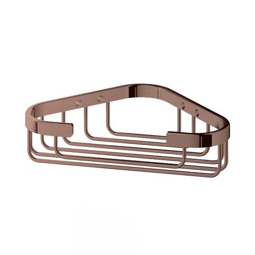 Hoekdraadkorf Hotbath Cobber Wandmodel Geborsteld Koper PVD, Doe-het-zelf en Verbouw, Sanitair, Bad, Nieuw, Chroom, Ophalen of Verzenden