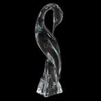Daum - sculptuur, Daum, France Clear Crystal Loon Sculpture, Antiek en Kunst, Antiek | Glas en Kristal