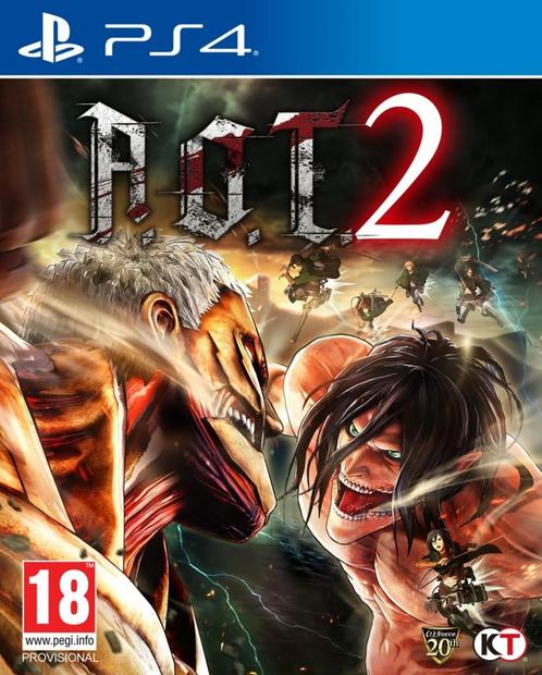 A.O.T. 2 (Attack on Titan 2) (PlayStation 4), Spelcomputers en Games, Games | Sony PlayStation 4, Gebruikt, Vanaf 12 jaar, Verzenden