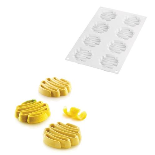 Silikomart Siliconen Vorm Honoré (8) Ø7x1,3cm, Hobby en Vrije tijd, Taarten en Cupcakes maken, Nieuw, Verzenden