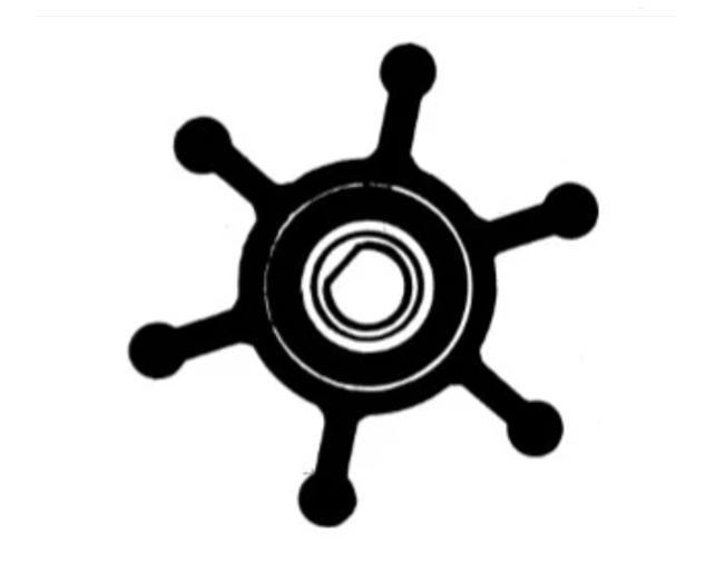 Impeller Neoprene Ancor, Watersport en Boten, Bootonderdelen, Motor en Techniek, Nieuw, Zeilboot of Motorboot, Ophalen of Verzenden