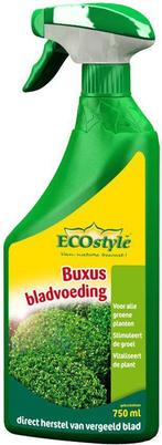 ECOSTYLE BUXUS BLADVOEDING GEBRUIKSKLAAR 750 ML, Ophalen of Verzenden, Nieuw