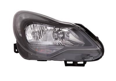 Opel Corsa D 2013-2015 Zwart Koplamp Rechts (Koplampen), Auto-onderdelen, Verlichting, Nieuw, Verzenden