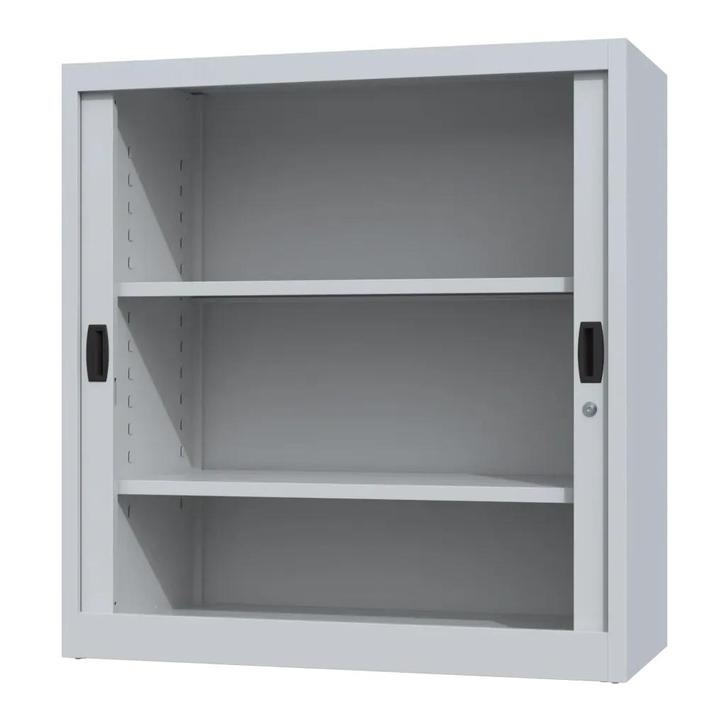 Nieuwe roldeurkast - 135x100x45cm - archiefkast - grijs, Huis en Inrichting, Kasten | Roldeurkasten en Archiefkasten, Met slot