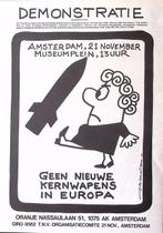 Geen nieuwe kernwapens in Europa - Poster by Opland, Verzamelen, Verzenden, Nieuw, Overige onderwerpen, Met lijst