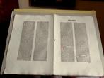 Nicolaus de Lyra - Sheet from Incunable Biblia latina (