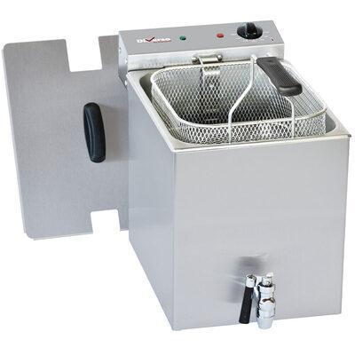 Elektrische friteuse tafelmodel 8 liter + aftapkraan |, Zakelijke goederen, Horeca | Keukenapparatuur, Nieuw in verpakking, Verzenden