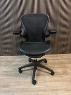 Refurbished Herman Miller Aeron Office Chairs - Stock, Verzenden, Zwart, Zo goed als nieuw, Bureaustoel