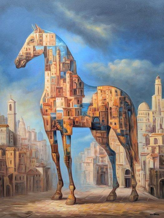 Wilhem von Kalisz - The Liberator (XL size), Antiek en Kunst, Kunst | Schilderijen | Modern