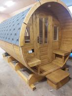 nieuwe barrel sauna van 2-6 meter ruime sta hoogte, Sport en Fitness, Sauna, Nieuw, Fins of Traditioneel, Complete sauna