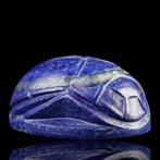 Egyptische scarabee in lapis lazuli – symbool van, Nieuw