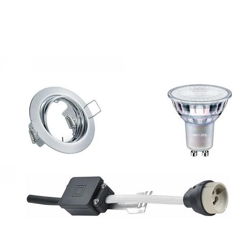 Voordeelset: LED Spot Set - GU10 Fitting - Inbouw Rond -, Huis en Inrichting, Lampen | Spots, Plafondspot of Wandspot, Nieuw, Led