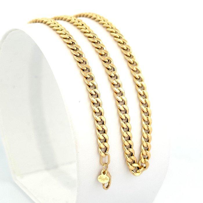 Handmade - Halsketting - Groumette - 6.9 g - 18 karaat Geel, Sieraden, Tassen en Uiterlijk, Kettingen