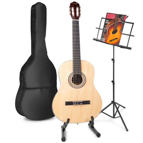 MAX SoloArt klassieke akoestische gitaar met muziek- en, Muziek en Instrumenten, Snaarinstrumenten | Gitaren | Akoestisch, Nieuw