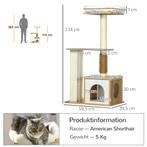 TRUUSK Stabiele Krabpaal 114H Cm Voor Kleine Katten, Kattenb, Dieren en Toebehoren, Katten-accessoires, Verzenden, Nieuw