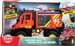 Dickie - Unimog U530 Fire Rescue - Brandweerwagen - trekhaak, Verzenden, Nieuw