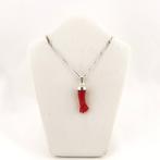 Koraal - Zilver - Ketting met hanger