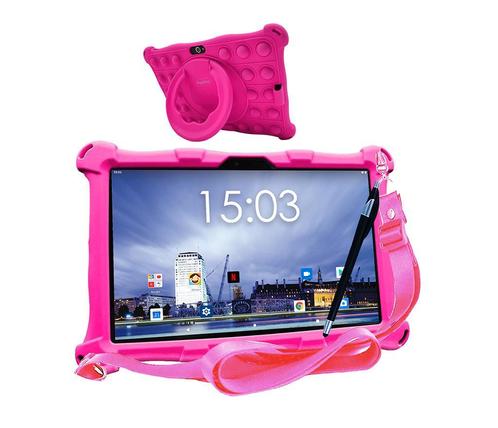 AngelTech Kindertablet XL – 3+4GB RAM – 32+64GB - Roze, Computers en Software, Android Tablets, 10 inch, 32 GB, Wi-Fi, Nieuw, Gps