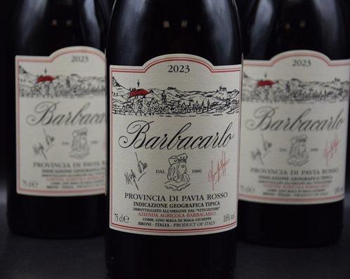 2023 Barbacarlo - Provincie Pavia - 3 Flessen (0.75 liter), Verzamelen, Wijnen