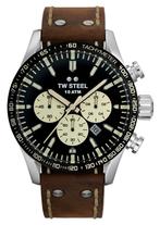 TW Steel VS120 Volante  chronograaf horloge 48 mm, Overige merken, Staal, Verzenden, Polshorloge