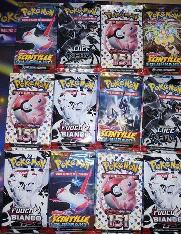 Pokémon - 15 Blisterverpakking - 15 Bustine 151/Scintille beschikbaar voor biedingen