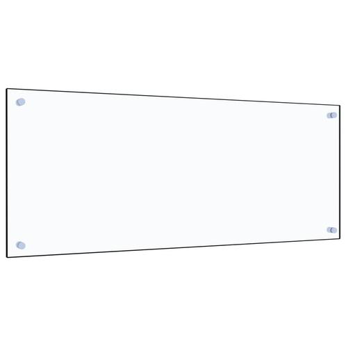 vidaXL Spatscherm keuken 100x40 cm gehard glas transparant, Huis en Inrichting, Keuken | Keukenbenodigdheden, Nieuw, Verzenden