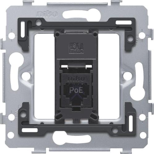 Niko Enkele RJ45 UTP Cat6 PoE++ Platte Wandcontactdoos -, Doe-het-zelf en Verbouw, Elektra en Kabels, Overige typen, Nieuw, Verzenden