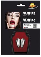 Vampier Tanden Zilver, Verzenden, Nieuw, Feestartikel