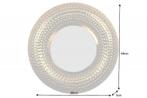 Handgemaakte wandspiegel ORIENT 60cm goud in gehamerd, Ophalen of Verzenden, Nieuw